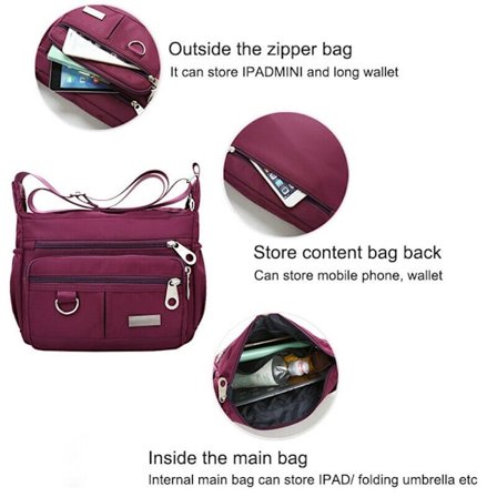 Axelväska Messenger Bags Cross Body SVART W