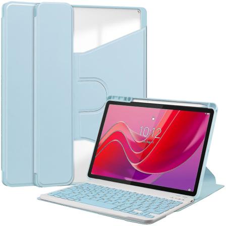 Til Lenovo Tab M11 (xiaoxin Pad 11 2024) etui Pu+acryl tabletstativ med Bluetooth-tastatur
