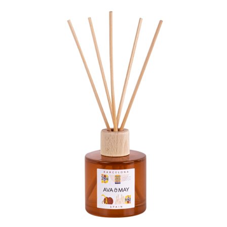 AVA & MAY Diffusori Barcellona 100ml - Diffusore di Profumo