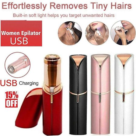 Bimirth Flawless Facial Hair Remover Usb Rechargeable 18k Gold Plated Results