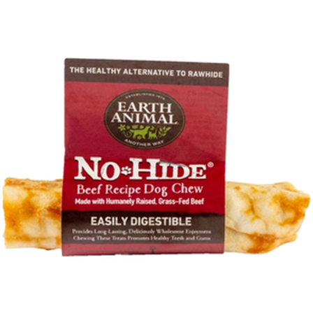 Earth Animal - No-Hide Oksekjøttbiter Small 10 cm - Hund - Hundegodbiter & tyggebein - Tyggeruller & tyggepinner - ZOO.no