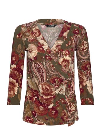 Lauren Ralph Lauren | Floral Stretch Jersey Top | S