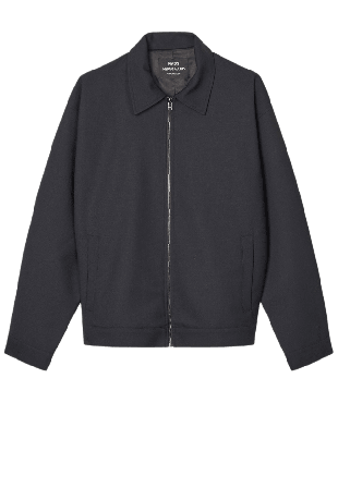 Mads Nørgaard Super Twill Travis Jacket Jackor Herr Svart XXL