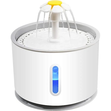 2,4L katt- og hundevannfontene - Automatisk vanndispenser for kjæledyr