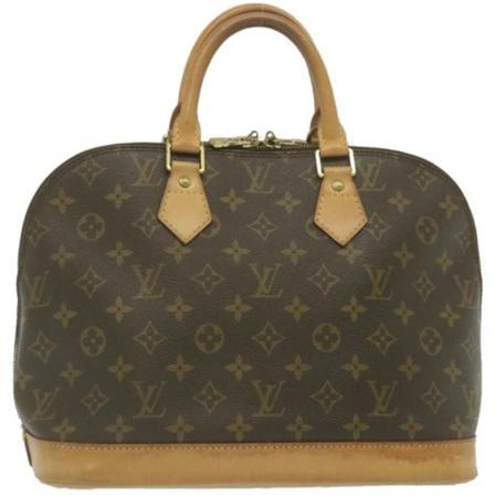 Louis Vuitton Vintage, Pre-owned Alma Bruin, Dames, Maat:ONE Size,leer