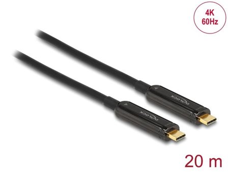 Delock Active Optical USB-C Video Cable 4K 60 Hz 20 m