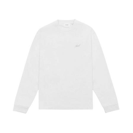 Axel Arigato Staple Long-Sleeve T-Shirt Hvid, Herre Sweatshirts