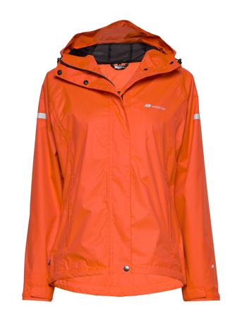 Hildra 2-Layer Technical Rain Jacket Outerwear Sport Jackets Orange Skogstad