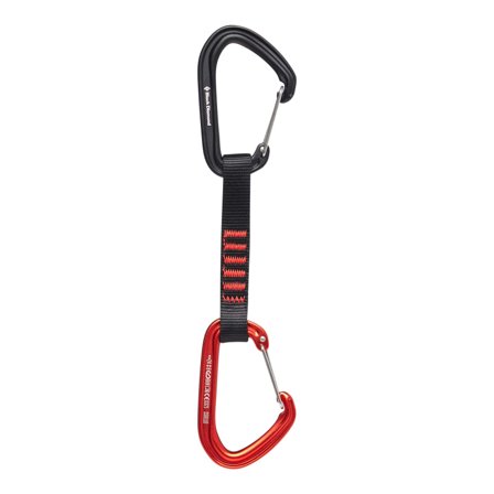 Black Diamond HotWire Quickdraw 12 cm Mountaineering equipment Orange OneSize