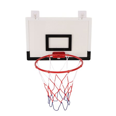 Väggmonterad inomhus mini basketkorg set med järnram 25cm, stansfri