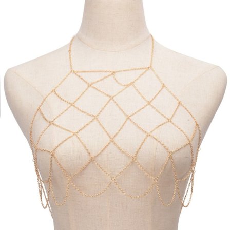 Body Chain Maxi Halsband GULD