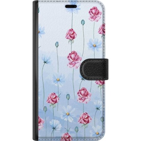 Kompatibelt Lommeboketui til Xiaomi Redmi Note 14 Pro Petal Reverie Sky Blue