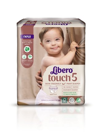 Libero Touch Pants 5 bleiebukser 10-14 kg 18 stk