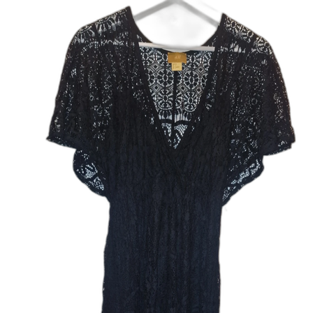 Svart spetsklänning från H&M