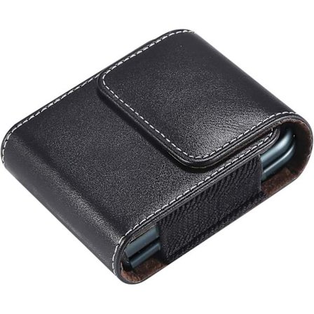 Svart - Holster Telefonväska Bältesfodral för Samsung Z Flip 4 (2022) / Z Flip 3