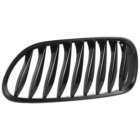 E85 Grill, Erstatningsgrill foran for BMW Z-serie Z4/E85 2003-2008 (Blank Svart)