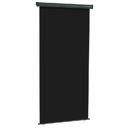 Vidaxl Balkongmarkis 117x250 Cm Svart Svart