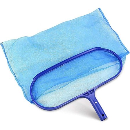 Professionell Pool Skimmer Finmaskigt Nät för Rengöring av Poolblad och Skräp Lämplig för Spa, Pool,