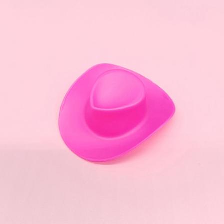 10 stk mini plast cowboyhatt Western bryllupsfest dukkehatter S Red