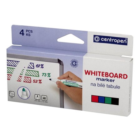 CENTROPEN Whiteboardpenna rund 4/fp - Lyreco - Kontorsmaterial - Pennor - Whiteboardpennor - Rund spets