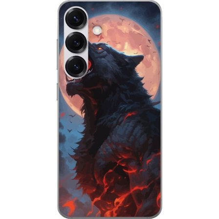 Mobilskal till Samsung Galaxy S25 med Ylande varg