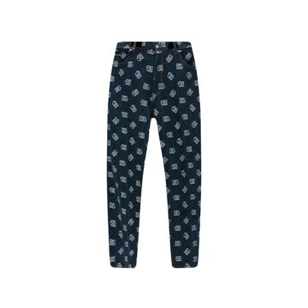 Dolce & Gabbana Monogrammed jeans Blå, Herre