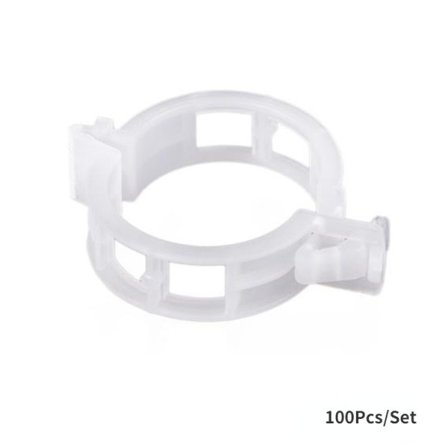 100 stk Tomat støtte J kroker plante støtte grønnsaksklips for forhindre tomater frukt klynge fra klemming eller falle av