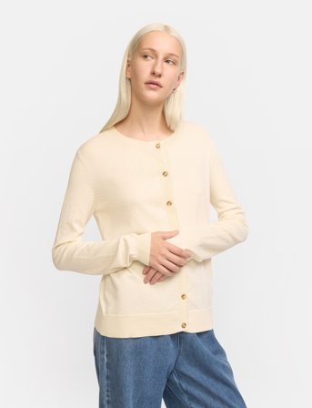 Soft Rebels Srmarla Cardigan Knit - Cream - M