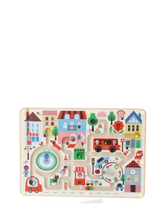 Vilac | Magnetic Maze - My Little Town By Ingela P Arrhenius | ONE SIZE