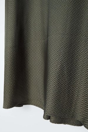 COS Femme Robe-Chemise Longue À Chevrons in Marron