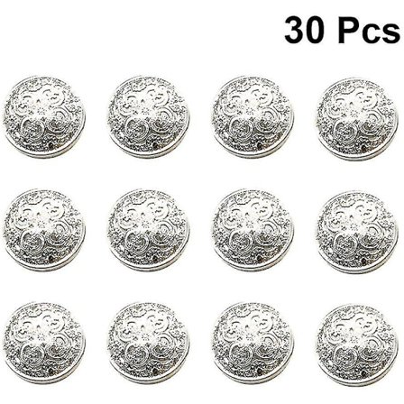 30 st jackknapp, skjortknapp, kostymbyxknappar, runda syknappar för gör-det-själv-hantverk 18 mm (ljusguld)(18 mm, pistol svart)