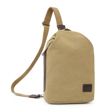 Lerret Sling Bag - Liten Crossbody Ryggsekk Skulder Casual Daypa