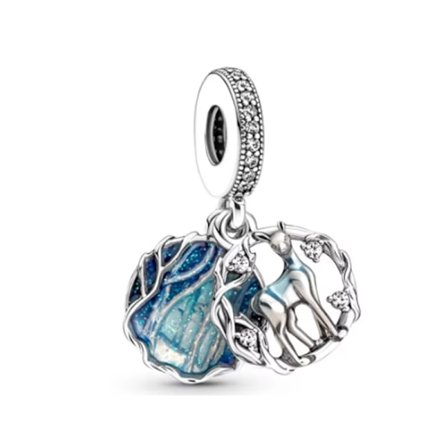 Berlock Äkta Pandora Harry Potter "patronus" Silver, Zirkonia, Emalj - Sterling silver
