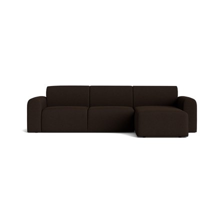 Interlude chaiselong sofa, vendbar - Cona Mørkebrun - 264x170x75 - Sofa, chaiselong