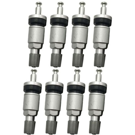 8 stk. TPMS dækventiler til slangeløst alufælgsventilsystem, dæktryksovervågningssensor, reparationssæt til ventilspindel