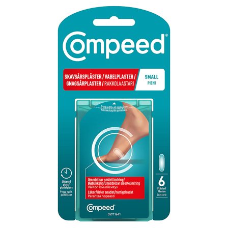 Compeed Vabler Small 6 stk., Medicin & Pleje, Håndcreme & Fodpleje, Vabelplastre