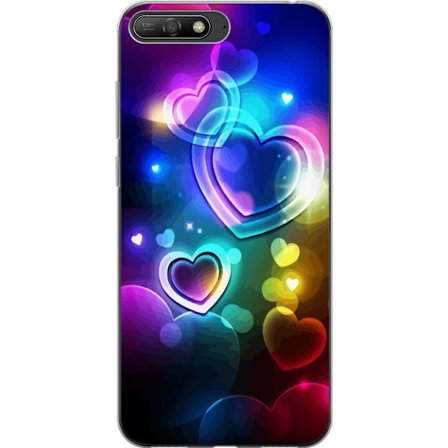 Kompatibelt Mobildeksel til Huawei Huawei Y6 (2018) NeonKjærlighet