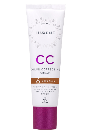 Lumene CC Color Correcting Cream SPF 20 Foundation Dam Brun 30 ML