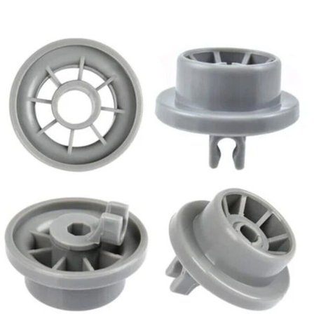 4 diskmaskinshjul för nedre korg, för Siemens, diskmaskinshjul 165314..DEBUNS