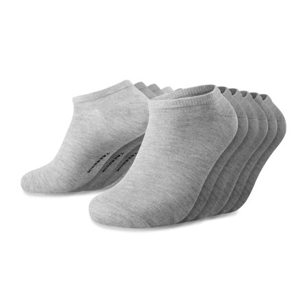 FreeFeel | Pack de 6 pares de calcetines tobilleros de bambú gris claro for Men