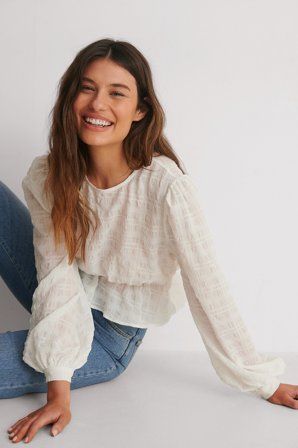 NA-KD Chemisier - - Crème - EU 34