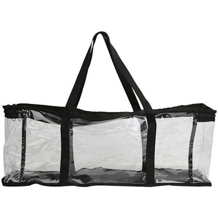 Stor Kapacitet Gennemsigtig Bæretaske Opbevaring Bærbar Organizer kompatibel CD Bog