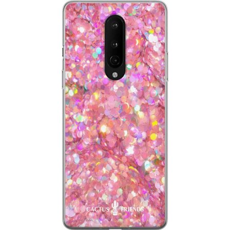 Yhteensopiva Puhelinkuori OnePlus OnePlus 8 Cactus and Friends – PinkGlitter