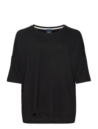 Vilma T-shirts & Tops Short-sleeved Svart Persona By Marina Rinaldi*Betinget Tilbud