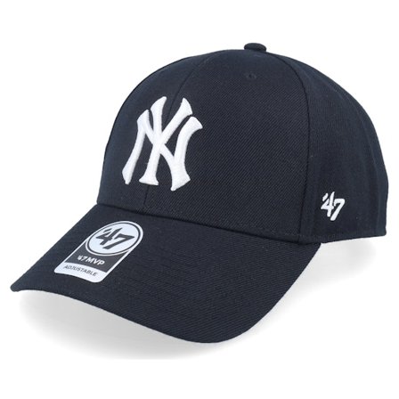 47 Brand - Negro adjustable Gorra - New York Yankees Mvp Black Adjustable @ Hatstore