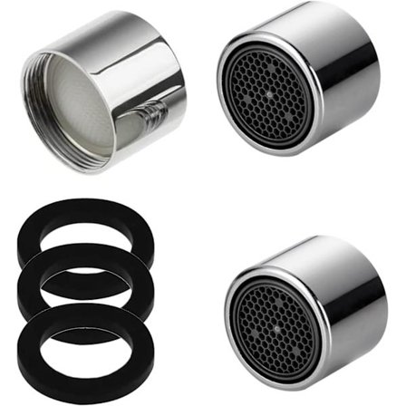 Hana-ilmastimet, Vettä säästävä hana-ilmastin ruostumattomasta teräksestä valmistetulla suodattimella kylpyhuoneen ja keittiön pesuallashanaan, 