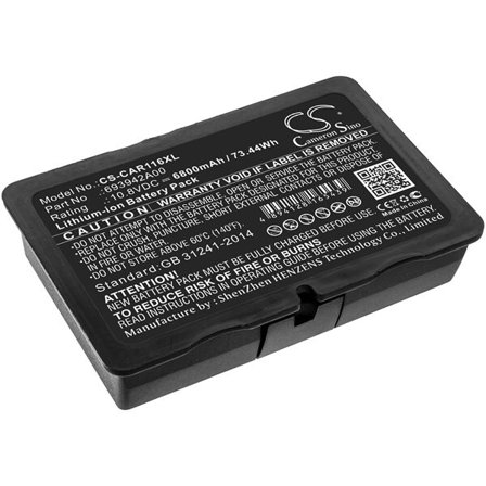 Batteri till Utrustning, undersökning, test för Chauvin Arnoux C.A 6116N, C.A 6117