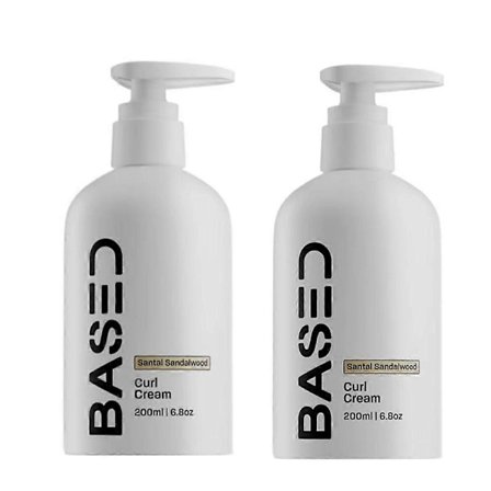 Høykvalitets havsaltsspray og sandeltre krøllkrem for naturlig lett hold