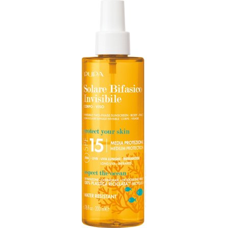 Pupa Solare Bifasico Invisibile Corpo E Viso SPF15 200ml