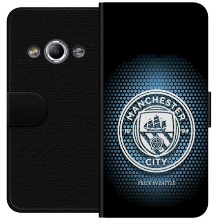 Yhteensopiva Lompakkokotelo Samsung Galaxy Xcover 3 Manchester City jalkapallo Erling Haaland sininen seuramuotoilu